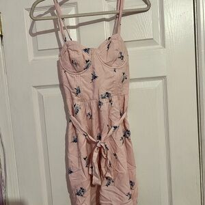 Abercrombie & Fitch Light Pink Floral Dress
